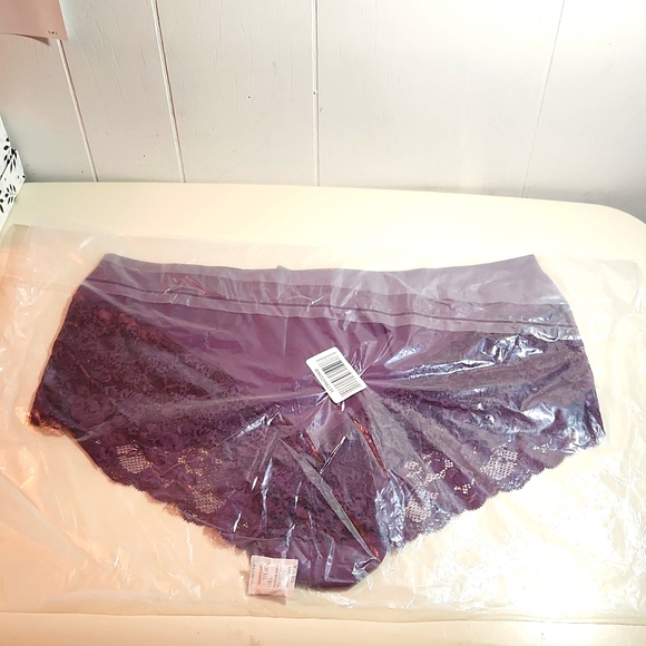 ❤️NWT VINTAGE TORRID PANTY - LACE BACK SEAMLESS FLIRT MID-RISE BRIEF SIZE 4X - Picture 5 of 9